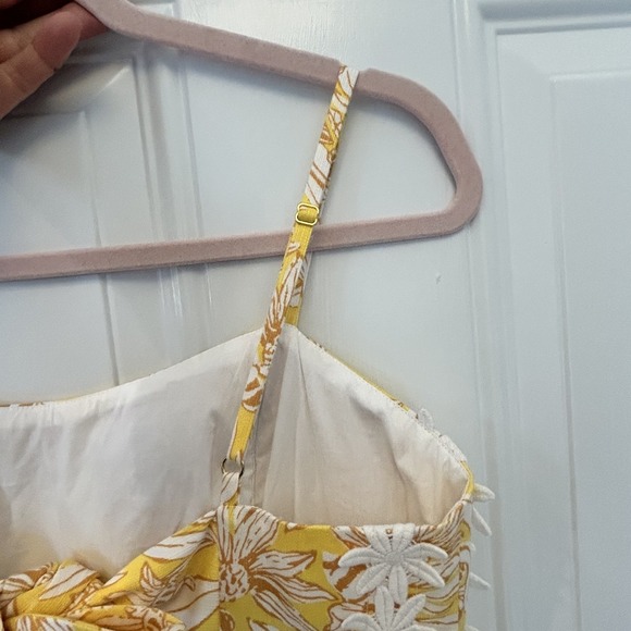 NWT Lilly Pulitzer Shelli Stretch Dress Honeycomb Hideaway Yellow Bee Daisy Sz 8 - Picture 10 of 10